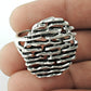 Vintage 925 Silver Handmade Ring Elegant Retro Jewelry for Women