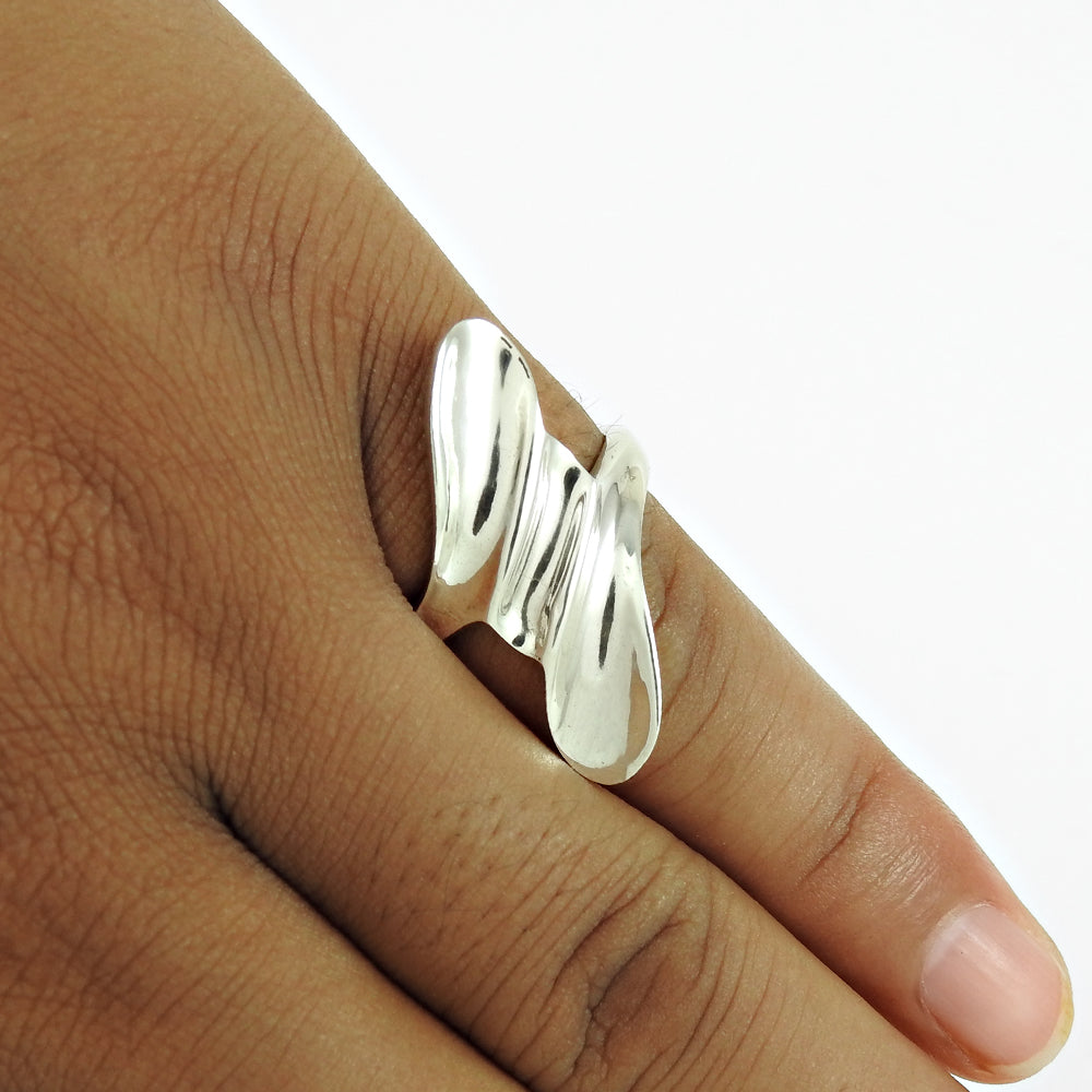 Vintage 925 Silver Handmade Ring Unisex Bohemian Jewelry Design