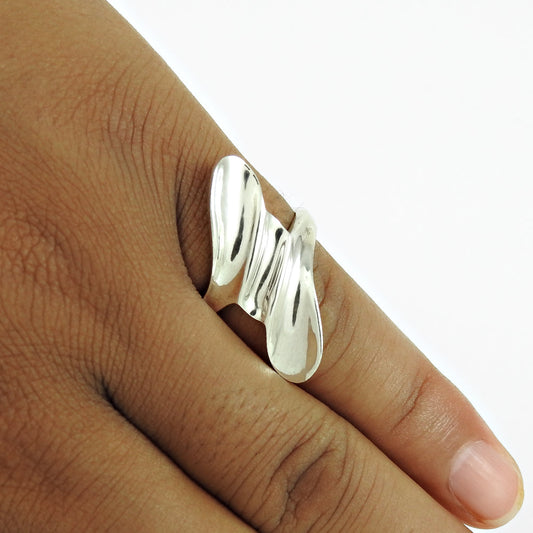 Vintage 925 Silver Handmade Ring Unisex Bohemian Jewelry Design