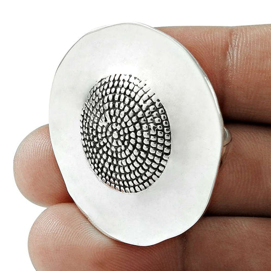 Vintage 925 Silver Handmade Ring Boho Jewelry for Men & Women