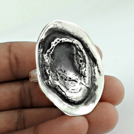 Vintage 925 Silver Handmade Ring Boho Minimalist Jewelry Unisex