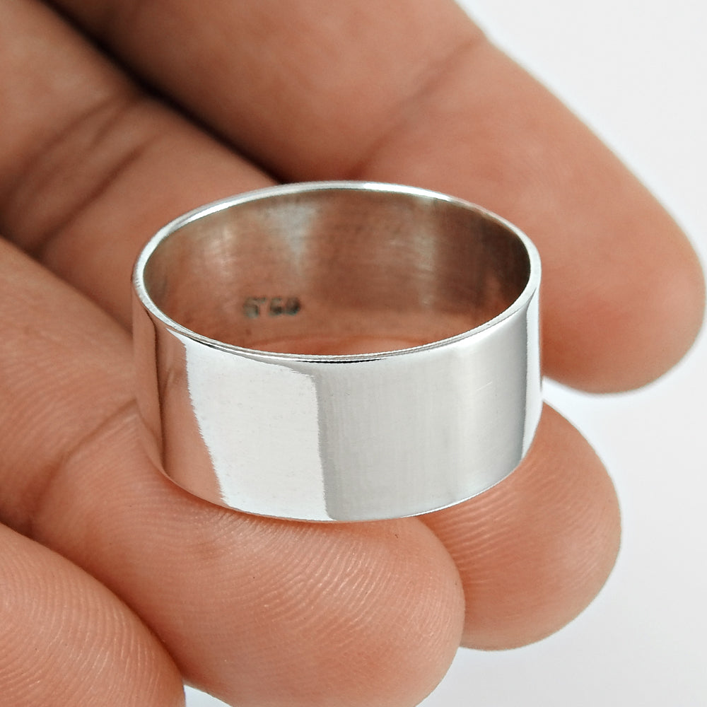 Proposal Ring Solid 925 Silver Handmade Band Jewelry