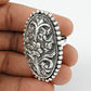 Antique Look Indian Artisan Ring 925 Solid Sterling Silver Band