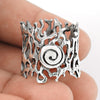 925 Sterling Silver Handcrafted Jewelry Band Ring P28