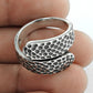925 Sterling Silver Handcrafted Jewelry Band Wrap Ring