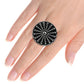 Indian Artisan Jewelry 925 Solid Sterling Silver Statement Ring
