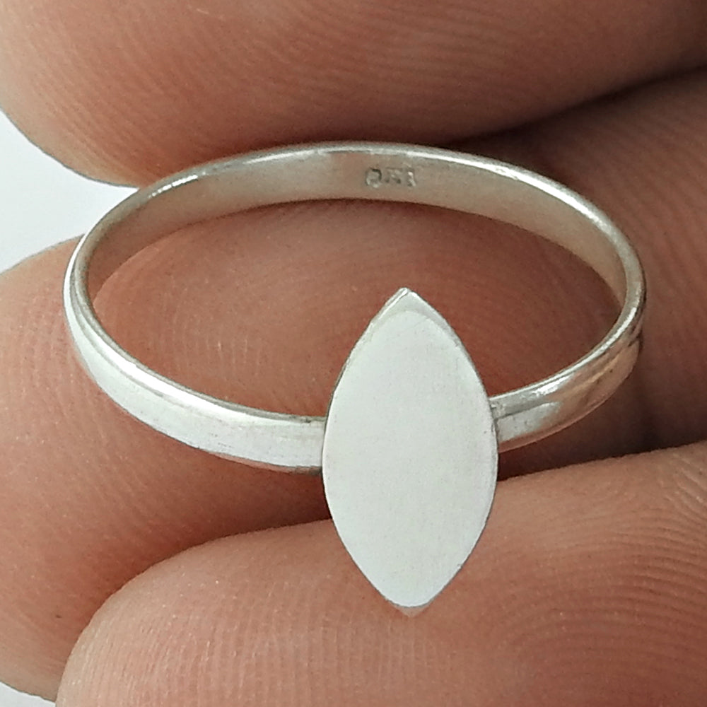 Cocktail Ring 925 Solid Sterling Silver Handmade Jewelry