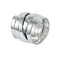 Indian Artisan Jewelry 925 Solid Sterling Silver Cocktail Ring Band