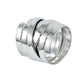 Indian Artisan Jewelry 925 Solid Sterling Silver Cocktail Ring Band