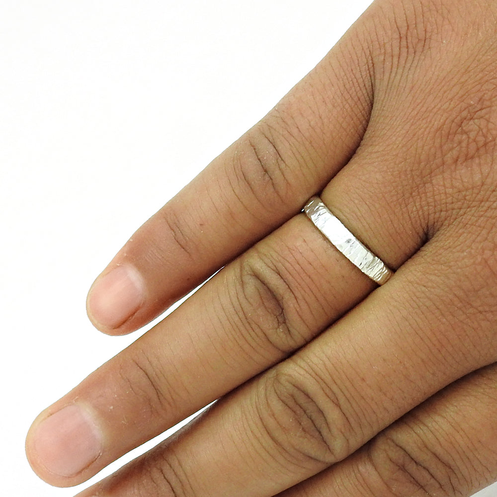 Cocktail Ring 925 Solid Sterling Silver Handmade Indian Band Jewelry