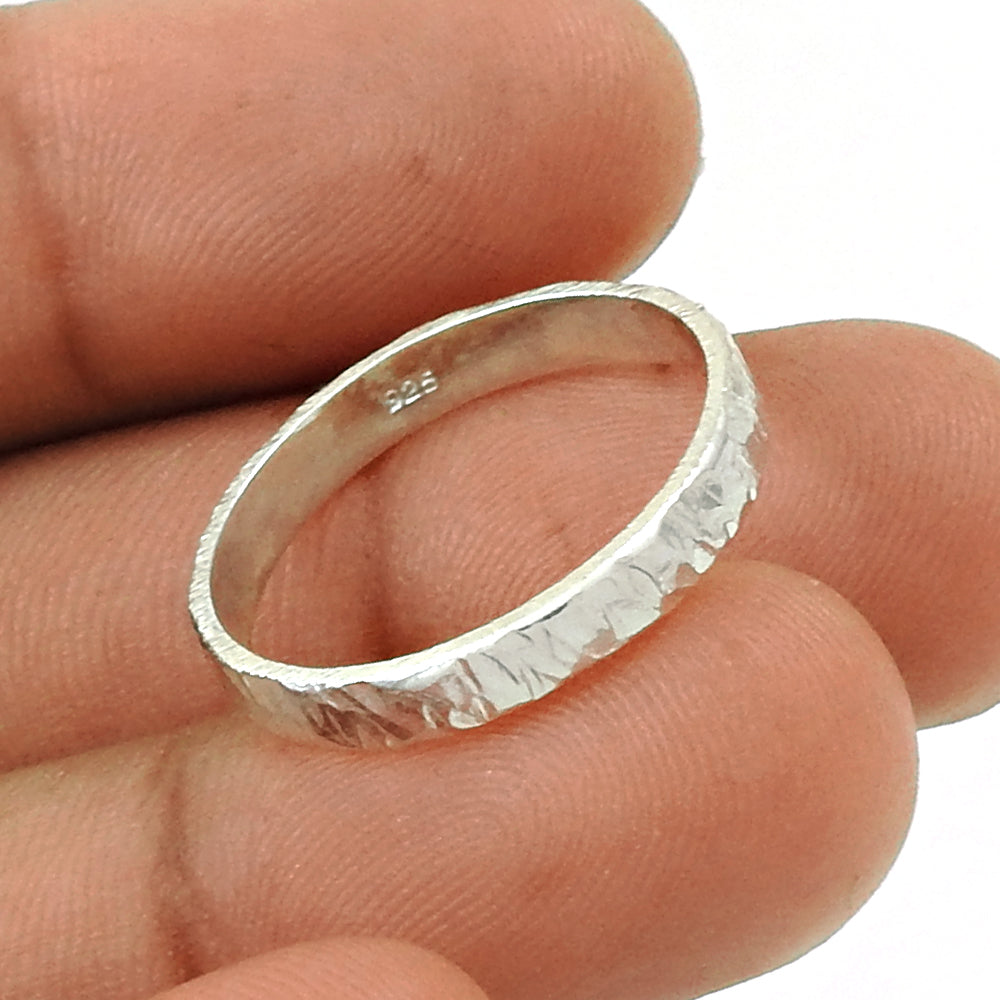 Cocktail Ring 925 Solid Sterling Silver Handmade Indian Band Jewelry