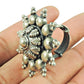 Antique Look Artisan Ring Solid 925 Silver Adjustable Ring Handmade Jewelry D6