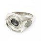 Vintage Look Statement Ring Solid 925 Sterling Silver Elegant Jewelry E5
