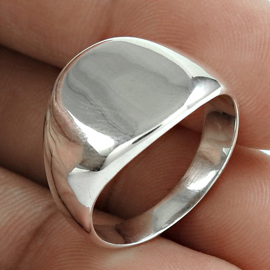 Gift For Her HANDMADE 925 Solid Sterling Silver Jewelry Elegant Ring W7