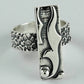 925 Solid Sterling Silver Jewelry Band Geometric Ring Handmade Jewelry Z2