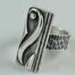 Cocktail Geometric Ring 925 Solid Sterling Silver Handmade Indian Jewelry