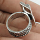 Cocktail Geometric Ring 925 Solid Sterling Silver Handmade Indian Jewelry