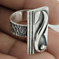Cocktail Geometric Ring 925 Solid Sterling Silver Handmade Indian Jewelry