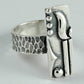 925 Sterling Silver Handcrafted Jewelry Band Geometric Ring