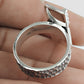 925 Sterling Silver Handcrafted Jewelry Band Geometric Ring