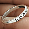 Indian Artisan Jewelry 925 Solid Sterling Silver Cocktail Hope Ring