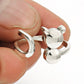 925 Solid Sterling Silver Jewelry Cocktail Cat Design Ring