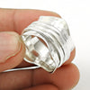 925 Solid Sterling Silver Spinner Ring Handmade Indian Band Jewelry