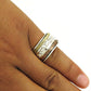 Indian Artisan 925 Solid Sterling Silver Spinner Ring Band Jewelry