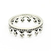 925 Sterling Silver Crown Ring Handcrafted Band Women Jewelry