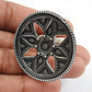 Solid 925 Sterling Oxidized Silver Adjustable Ring Handmade Artisan Jewelry