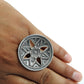 Solid 925 Sterling Oxidized Silver Adjustable Ring Handmade Artisan Jewelry
