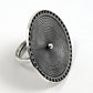 925 Sterling Silver Adjustable Cocktail Ring Handcrafted Jewelry