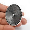 925 Sterling Silver Adjustable Cocktail Ring Handcrafted Jewelry