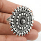 Indian Artisan Solid 925 Sterling Silver Adjustable Ring