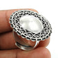 Solid 925 Sterling Silver Adjustable Ring Handmade Band Jewelry