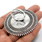 Statement Antique Filigree Ring 925 Solid Sterling Silver Jewelry