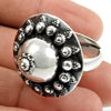 Cocktail Ring 925 Solid Sterling Silver Handmade Indian Jewelry B1