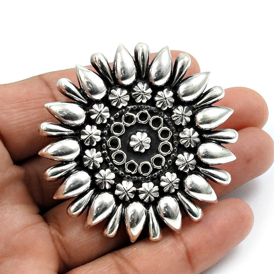 Statement Ring 925 Solid Sterling Silver Handmade Indian Jewelry Z3