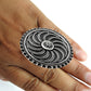 Cocktail Ring 925 Solid Sterling Silver Handmade Indian Jewelry B2
