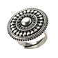 925 Solid Sterling Silver Artisan Statement Ring B2