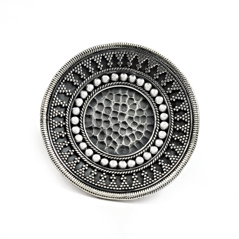 Cocktail Ring 925 Solid Sterling Silver Handmade Indian Jewelry I70