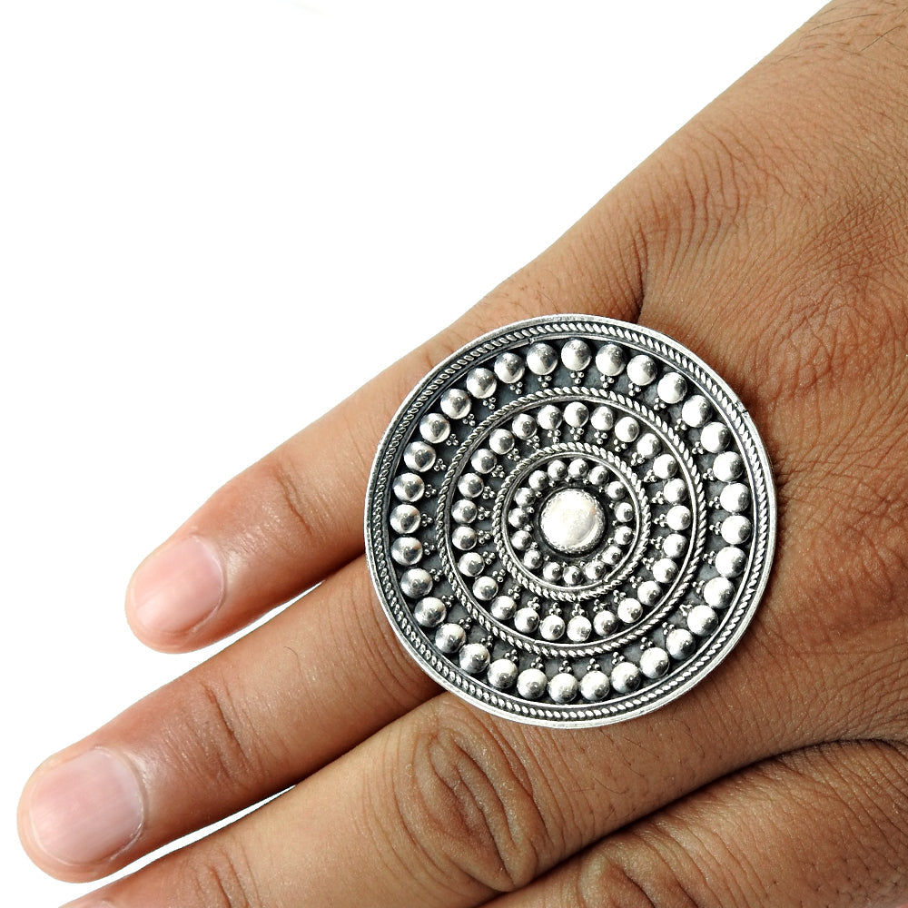 Band Ring 925 Solid Sterling Silver Handmade Indian Jewelry B3