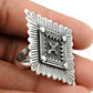 Handmade Indian Jewelry 925 Solid Sterling Silver Cocktail Ring Q2