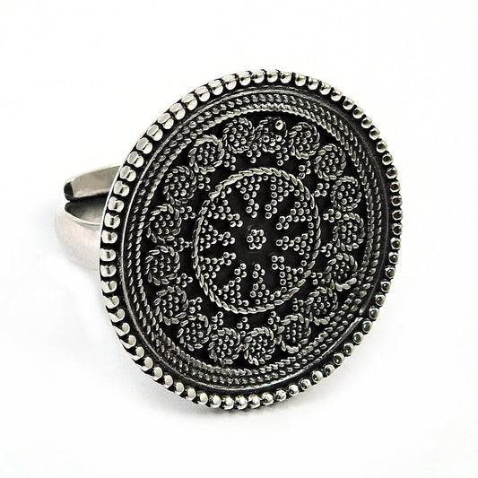 925 Solid Sterling Silver Statement Ring