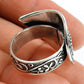 Solid 925 Sterling Silver Handmade Statement Ring Jewelry