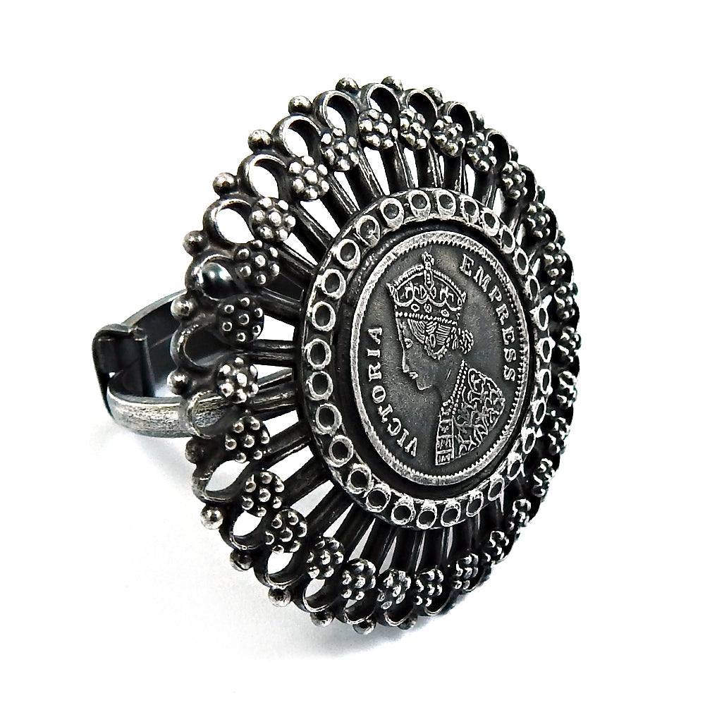 925 Solid Sterling Silver Adjustable Ring Artisan Jewelry Band