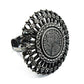 925 Solid Sterling Silver Adjustable Ring Artisan Jewelry Band