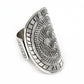 925 Solid Sterling Silver Jewelry Antique Artisan Ring B4