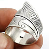 Gift For Her HANDMADE Jewelry 925 Silver Antique Artisan Ring U33