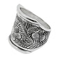 Handmade Indian 925 Solid Sterling Silver Engraved Ring